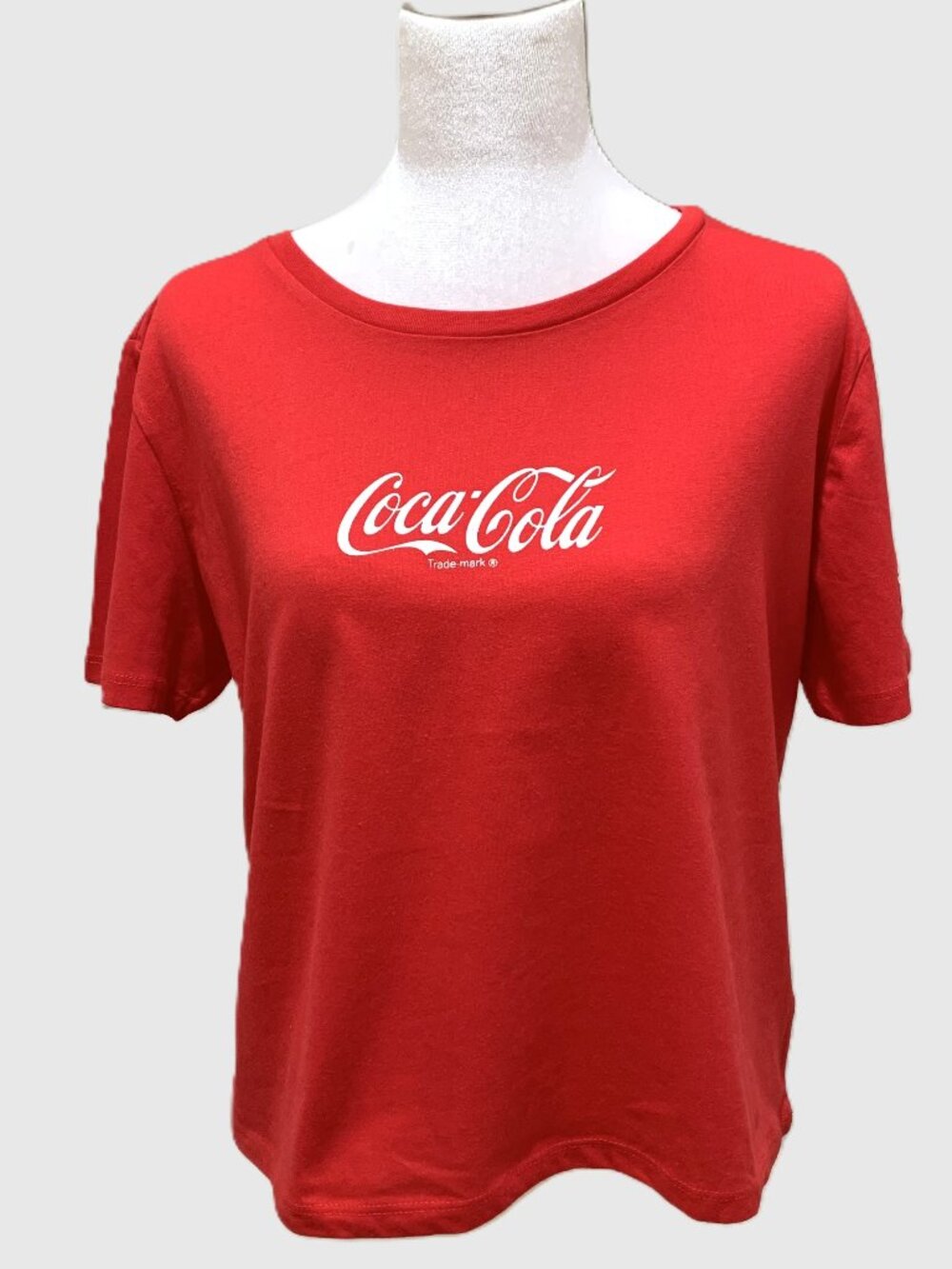 Brand New Red Coca-Cola Short Sleeve Women Tshirt Size L